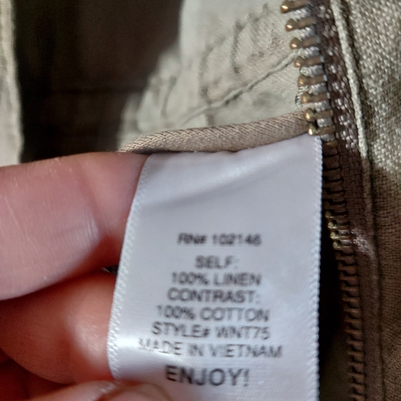 Michael Stars linen Utility Anorak Military jacket - Picture 6 of 8